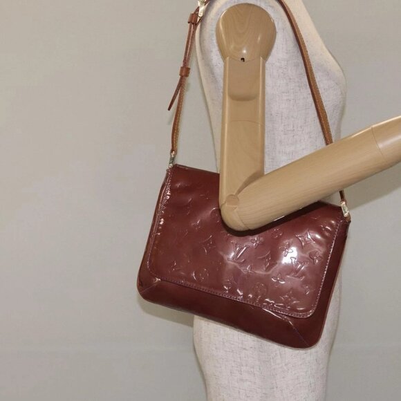 LOUIS VUITTON Monogram Vernis Thompson Street Bag Viole M91095 LV Auth 131521 - Picture 3 of 16